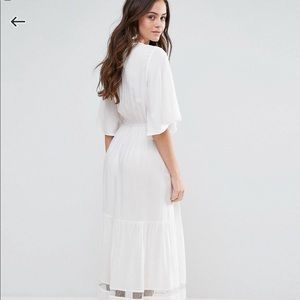 NWT Boho Lace Panel Dress